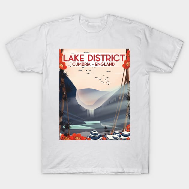 Lake District national park Cumbria T-Shirt by nickemporium1